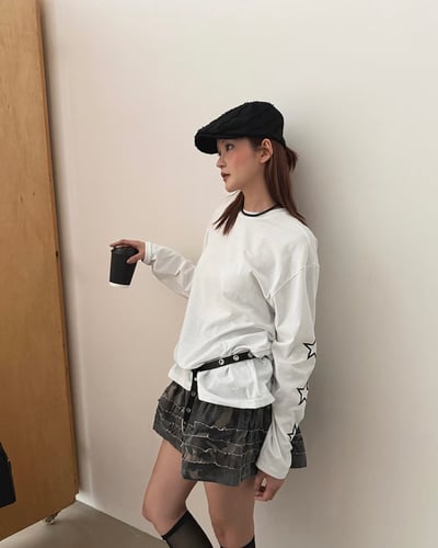 Positivity星星長袖棉T12