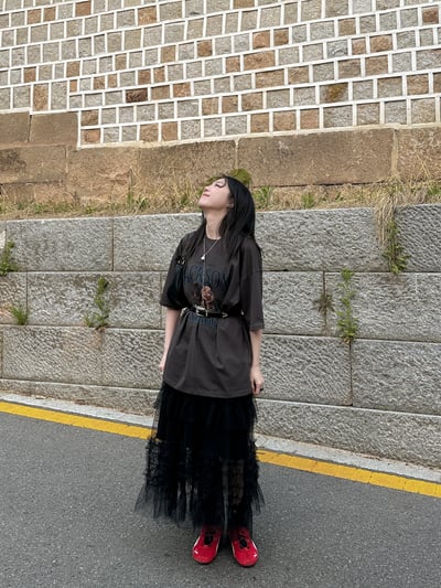 甜酷女孩細肩帶紗裙洋裝5