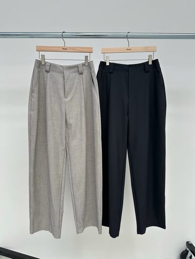 經典簡約直筒西裝褲3