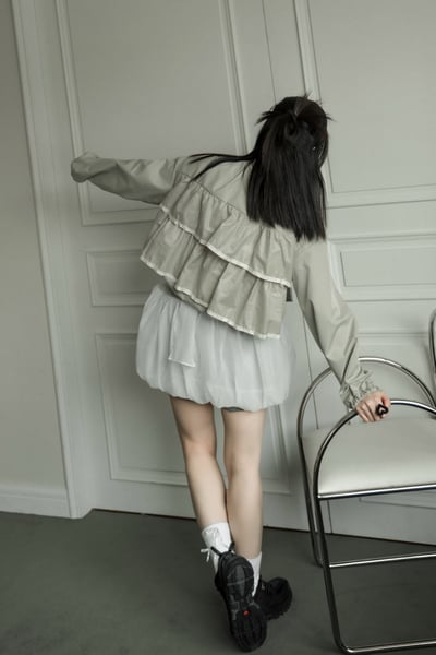 性感浪漫教主紡紗背心澎裙11