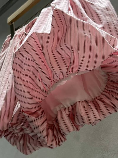 今夏必備花苞條紋短褲9