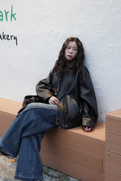 復古刷色小喇叭落地牛仔褲6