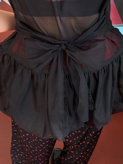 性感浪漫教主紡紗背心澎裙6