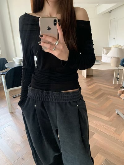 柔軟燈芯絨內刷絨寬褲（自留）13