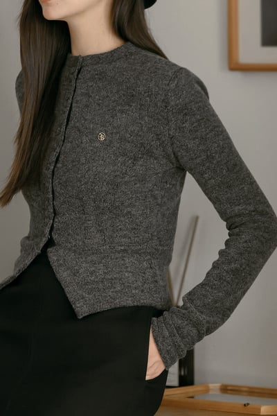 學院排扣設計上衣10