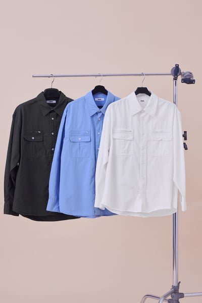 工裝口袋設計襯衫14