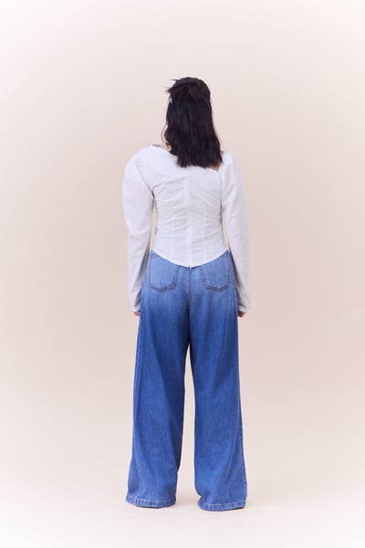 高級感荷葉設計約會上衣12