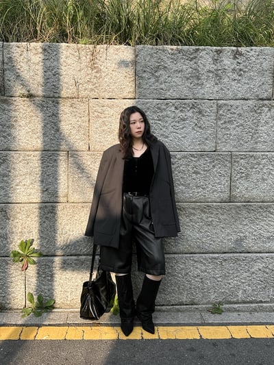 oversize時髦派西裝外套2