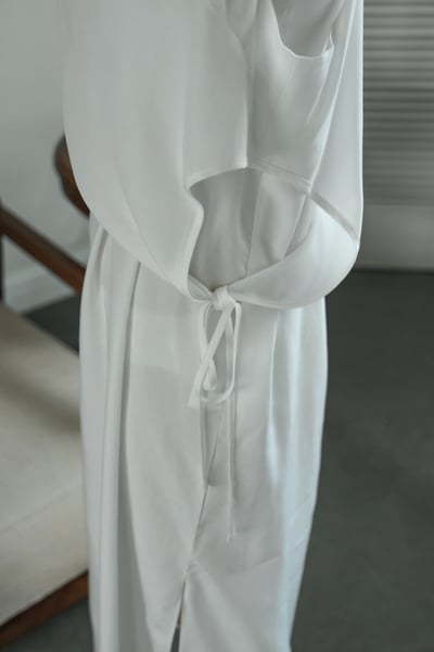 仙女日常層次綁帶細肩洋裝12