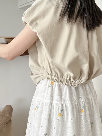 雙拉鏈抓皺設計背心4