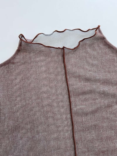 車線捲邊打底透膚9