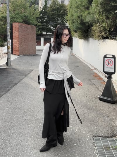 親膚彈力兩面穿立領上衣2