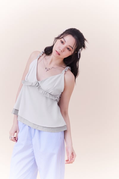 浪漫世家設計緞面背心1