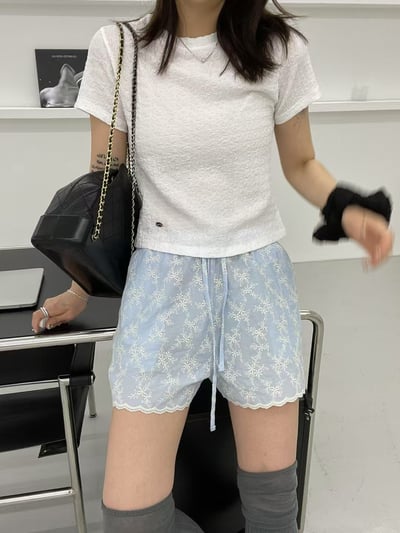 棉花糖色軟Q皺皺上衣3