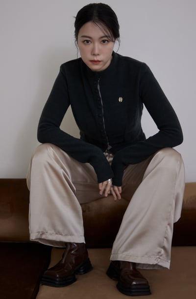 學院排扣設計上衣2