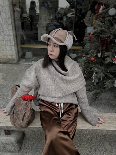 高CP值兩件式柔軟針織上衣9