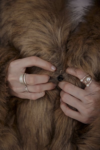 街頭最時髦大翻領毛外套11