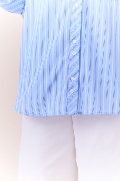 法式浪漫微甜條紋襯衫12