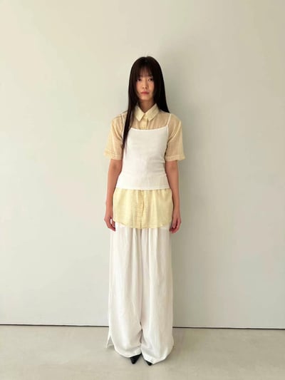 人人百搭透膚格紋襯衫9