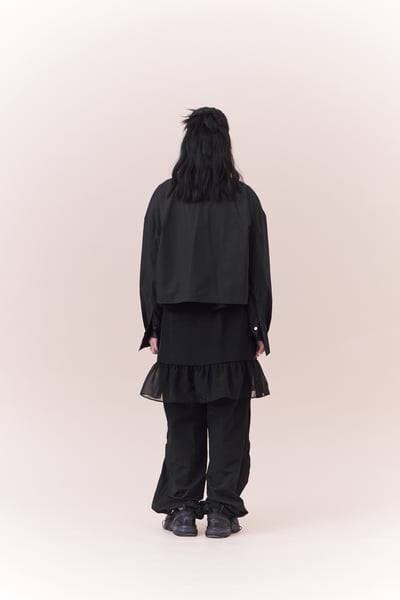 單穿就有型抽繩立領襯衫17