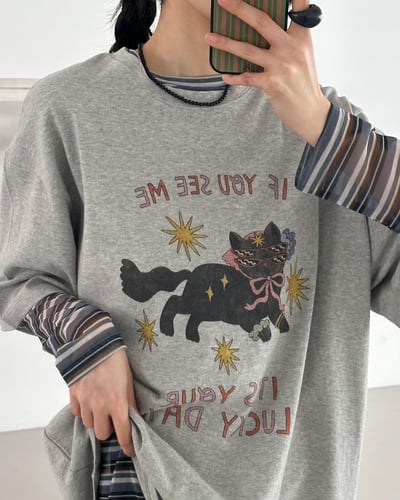 墨鏡喵咪巨可愛T恤12