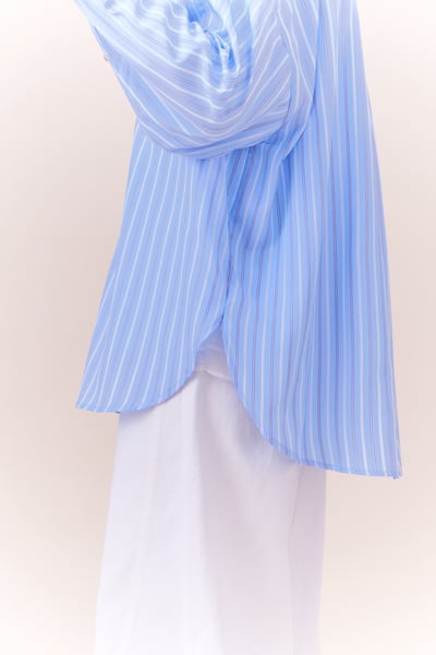 法式浪漫微甜條紋襯衫13