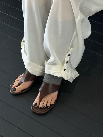 慵懶夏日涼感天絲長褲5