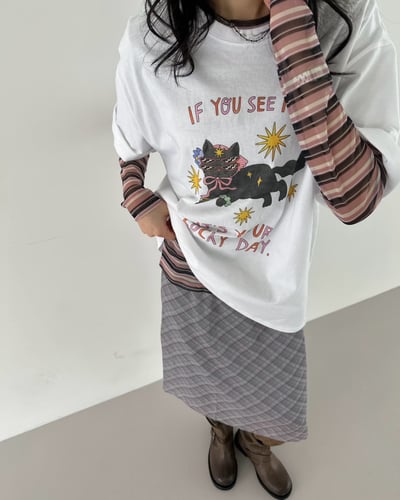 墨鏡喵咪巨可愛T恤4