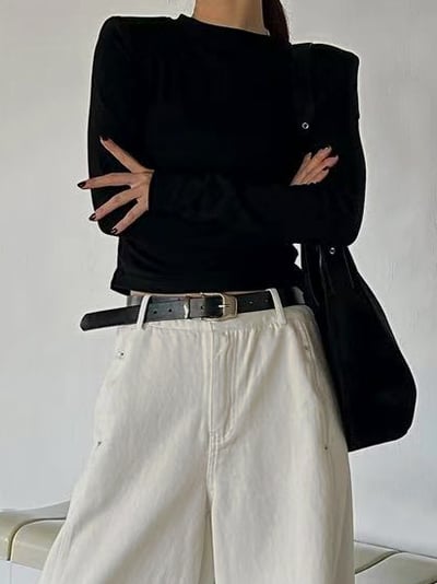 暖棉內磨毛抓皺設計上衣8