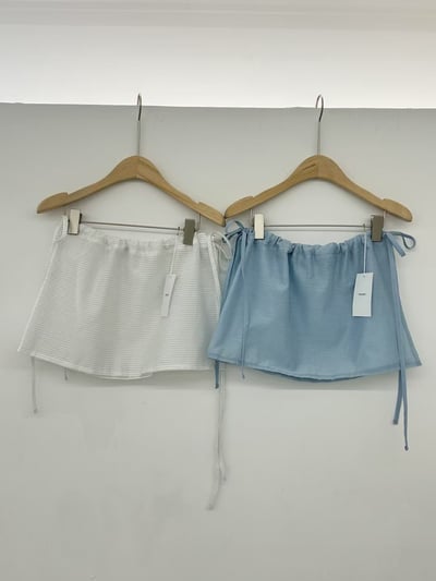 搭配寶物條紋綁帶襯裙6