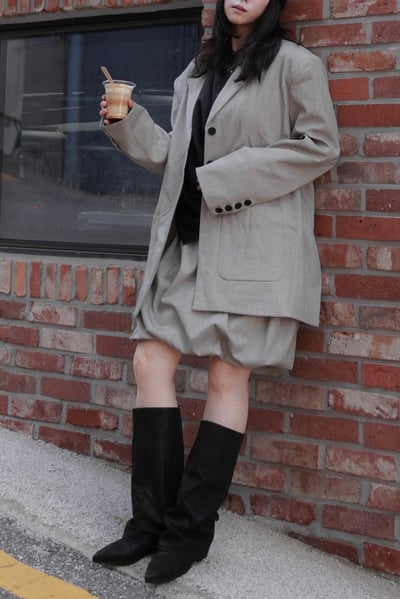 oversize時髦派西裝外套9