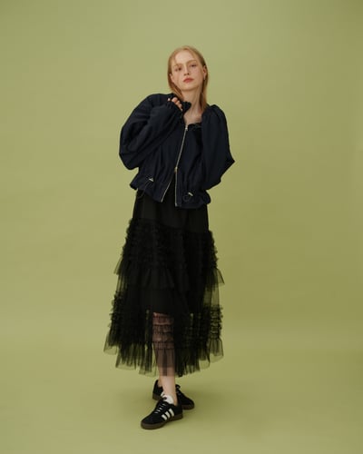 甜酷女孩細肩帶紗裙洋裝8