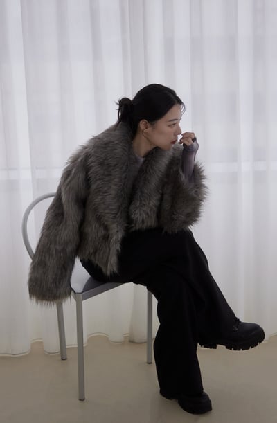 街頭最時髦大翻領毛外套14