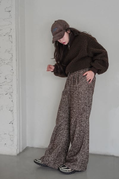 超好摸毛絨撞色挺版棒球帽6