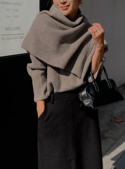 高CP值兩件式柔軟針織上衣13