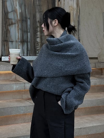 高CP值兩件式柔軟針織上衣1