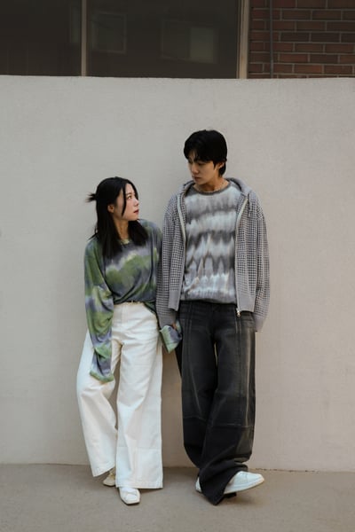 漸變色個性慵懶渲染上衣6