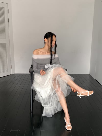 法式浪漫堆疊紗裙8