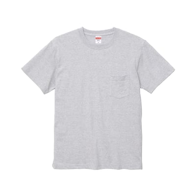 【純棉】United Athlte 3500601  5.6oz. 頂級柔棉T恤（有口袋）4