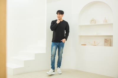 【長袖T恤】 精梳棉精品圓筒長袖T恤2