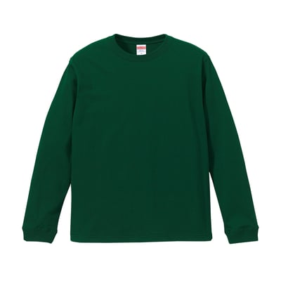 【純棉】United Athlte 3501101 5.6oz.  袖口羅紋純棉長袖T恤11