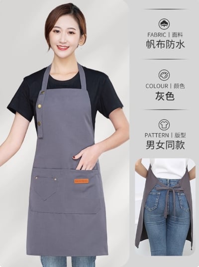 【工作圍裙】餐飲專用帆布工作圍裙工作服11