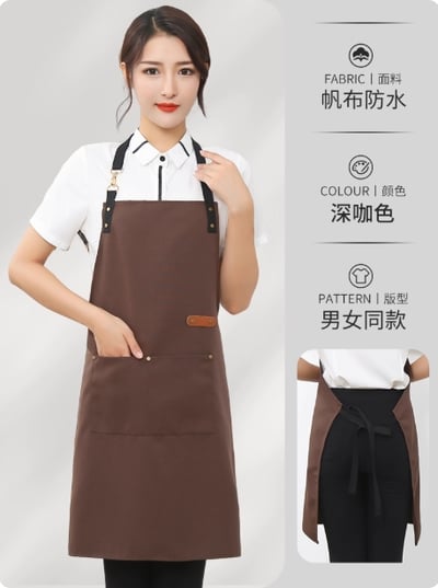 【工作圍裙】餐飲專用帆布工作圍裙工作服13