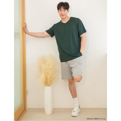 【排汗】涼感吸濕排汗 抗UV 運動 休閒圓領T恤2