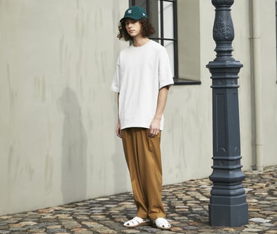 【UA短袖】341101 9.1oz. 重量級寬版落肩T恤2