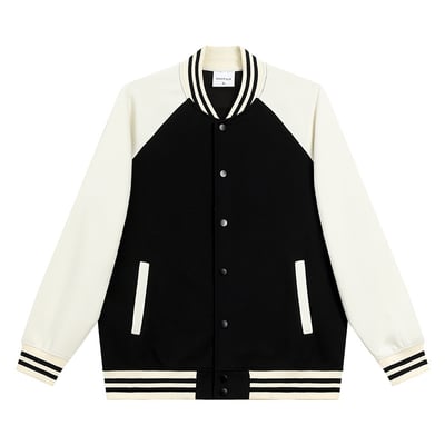 【外套】落肩立領撞色寬鬆 棒球服NY27884