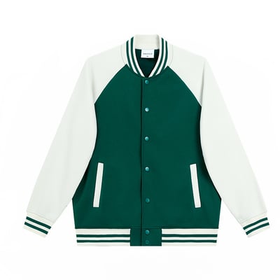 【外套】落肩立領撞色寬鬆 棒球服NY27885