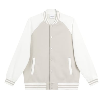 【外套】落肩立領撞色寬鬆 棒球服NY27887