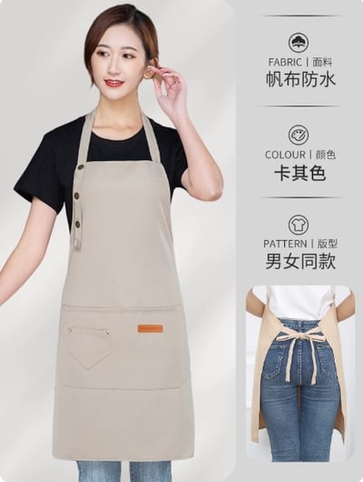 【工作圍裙】餐飲專用帆布工作圍裙工作服8