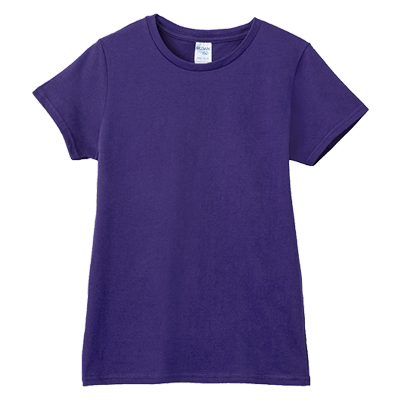 【 純棉】 Gildan吉爾登 圓領短T 美國棉 修身女版T恤 76000L14